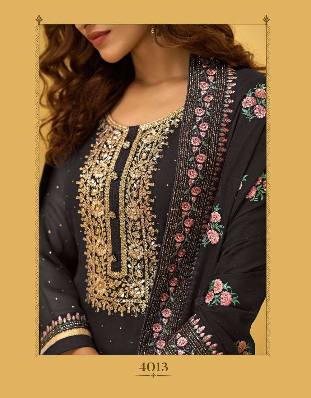 Alizeh Almora Vol 3 Georgette Fancy Salwar Suits Wholesaler Surat