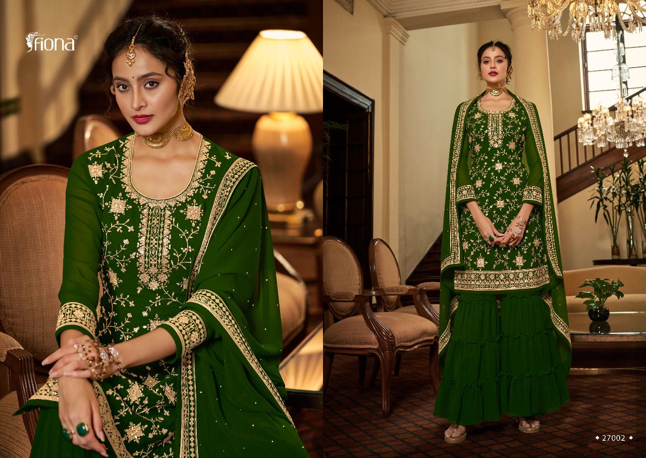 Fiona Esaira Pure Georgette Salwar Suits Wholesaler Surat