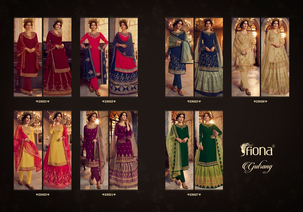 Fiona Gulrang Lehenga 2 Style Fancy Lehenga Wholesaler Surat