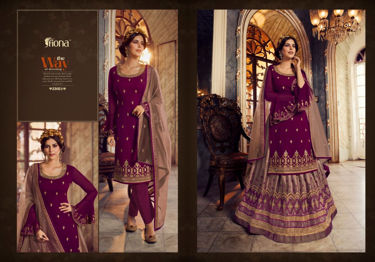 Fiona Gulrang Lehenga 2 Style Fancy Lehenga Wholesaler Surat