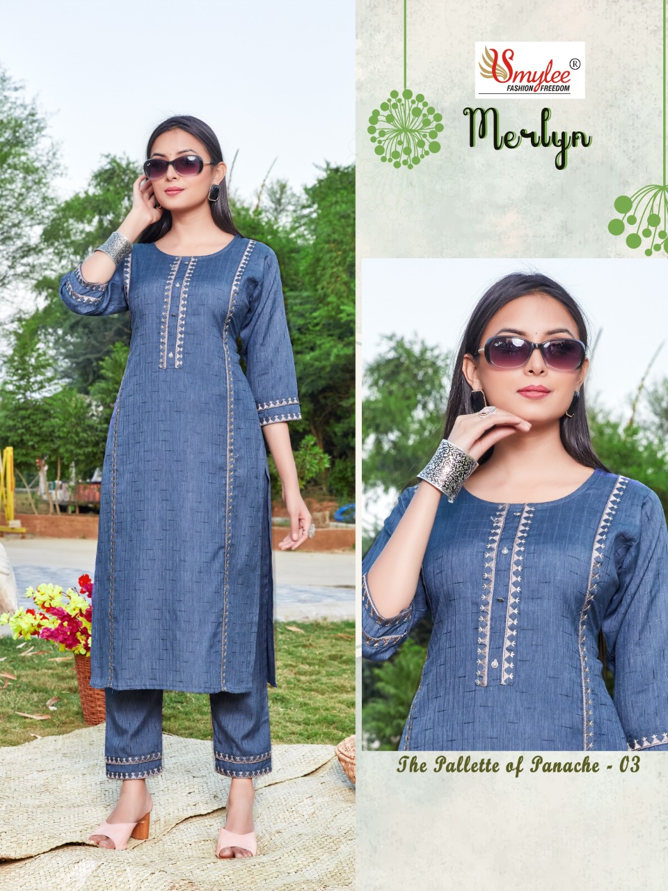 Smylee Fashion Merlyn Rayon Kurtis Wholesaler Surat