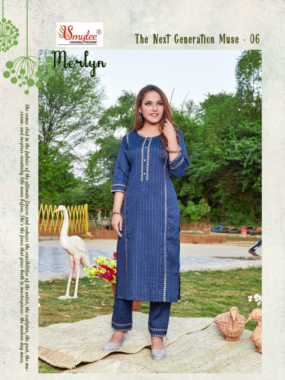 Smylee Fashion Merlyn Rayon Kurtis Wholesaler Surat