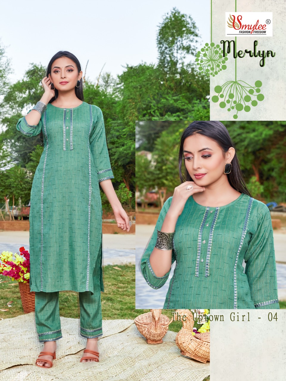 Smylee Fashion Merlyn Rayon Kurtis Wholesaler Surat