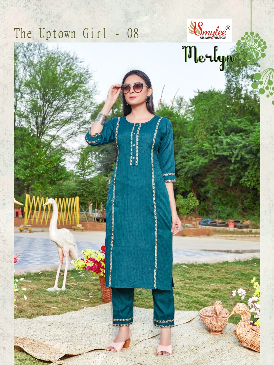Smylee Fashion Merlyn Rayon Kurtis Wholesaler Surat