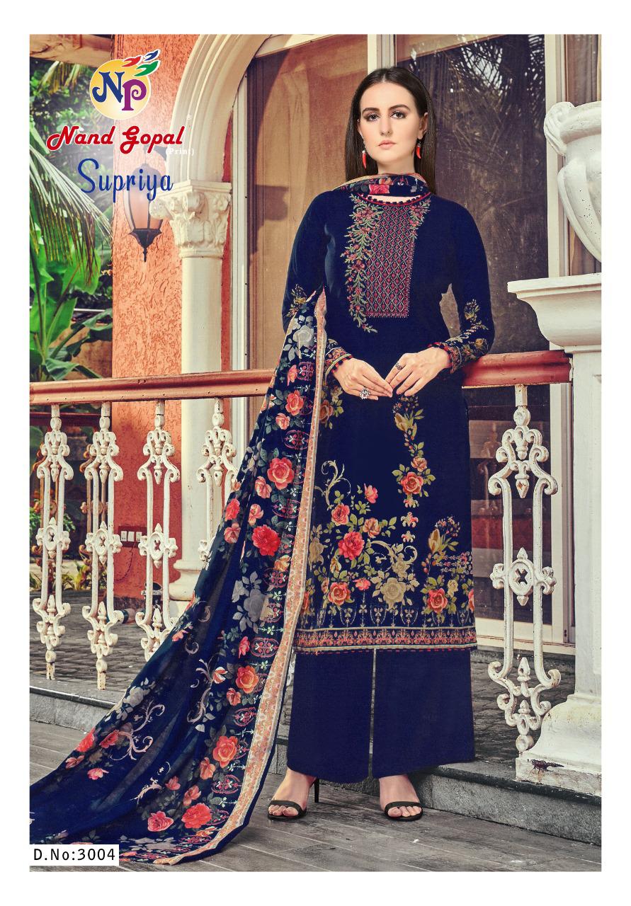 Nandgopal Supriya Vol 3 Pure Cotton Karachi Style Salwar Suits  Wholesaler Surat