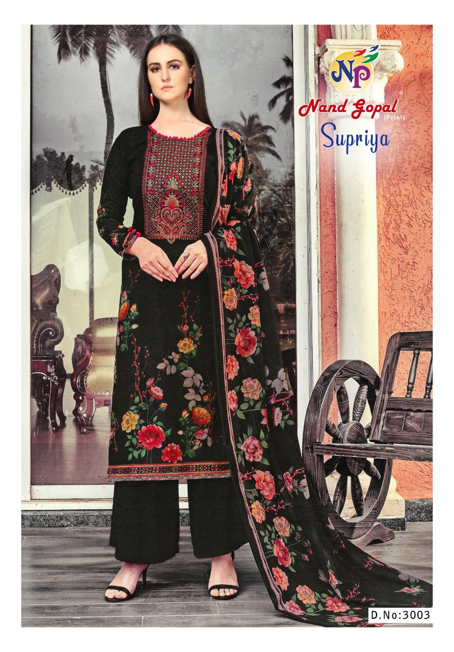Nandgopal Supriya Vol 3 Pure Cotton Karachi Style Salwar Suits  Wholesaler Surat