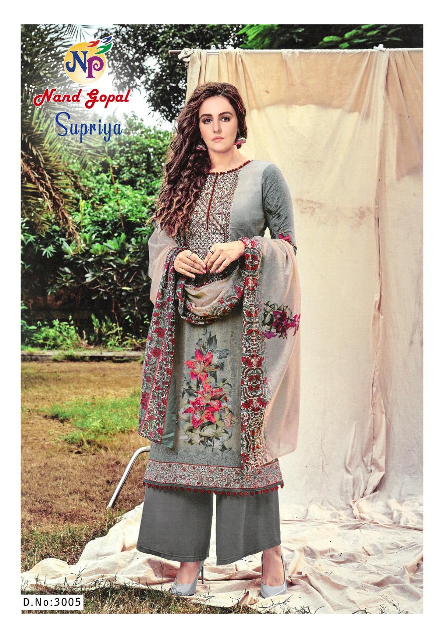 Nandgopal Supriya Vol 3 Pure Cotton Karachi Style Salwar Suits  Wholesaler Surat
