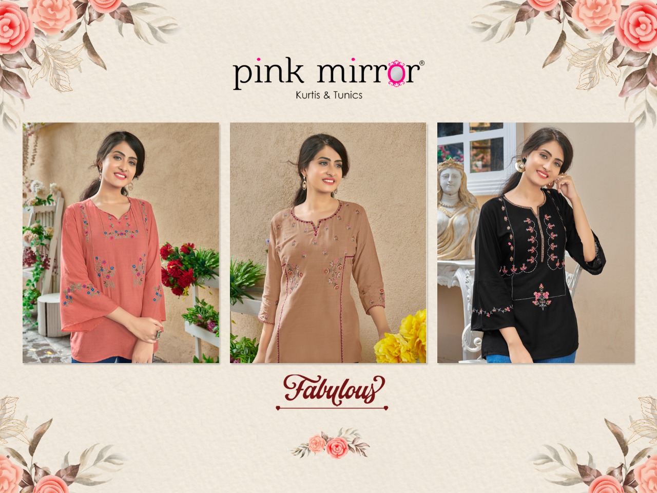 Pink Mirror Fabulous Rayon Slub Short Top Wholesaler Surat