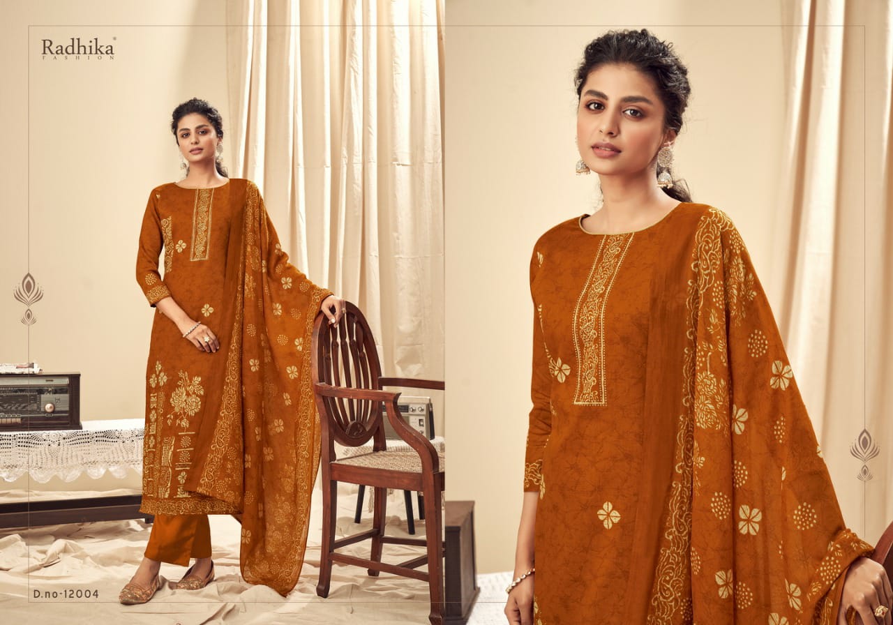 Azara Kiyara Jam Cotton Salwar Suits Best Rate Wholesaler Surat