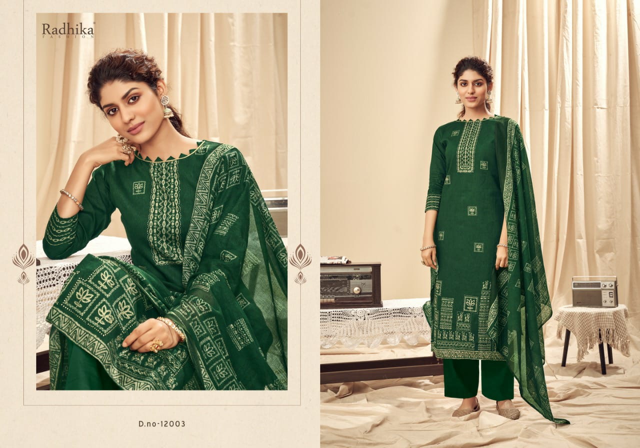 Azara Kiyara Jam Cotton Salwar Suits Best Rate Wholesaler Surat