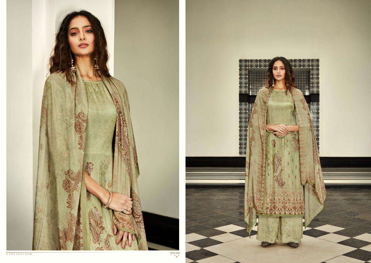 Sargam Prints Elite Pure Crape Digital Prints Foil Work Designer Fancy Salwar Suits Wholesaler Surat