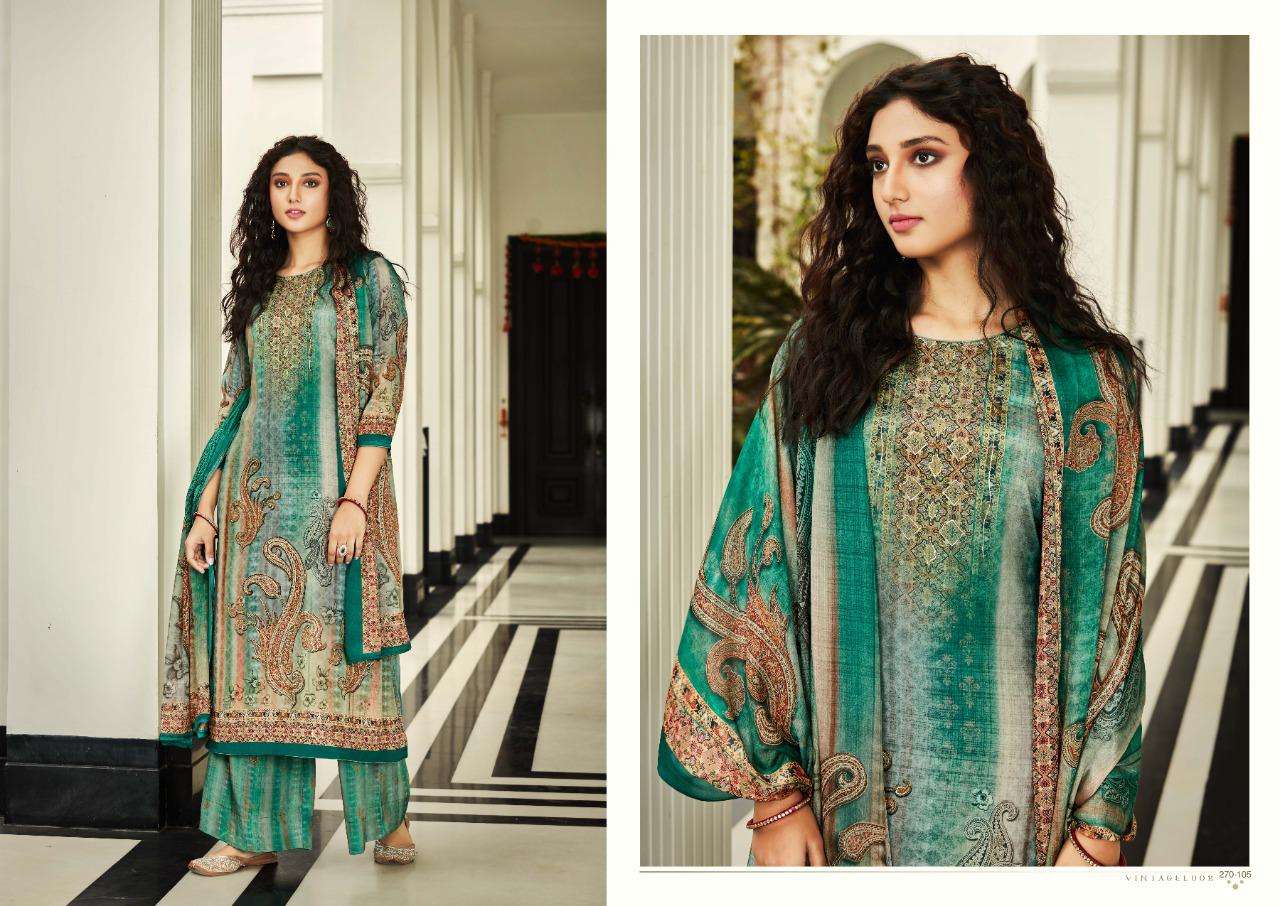 Sargam Prints Elite Pure Crape Digital Prints Foil Work Designer Fancy Salwar Suits Wholesaler Surat