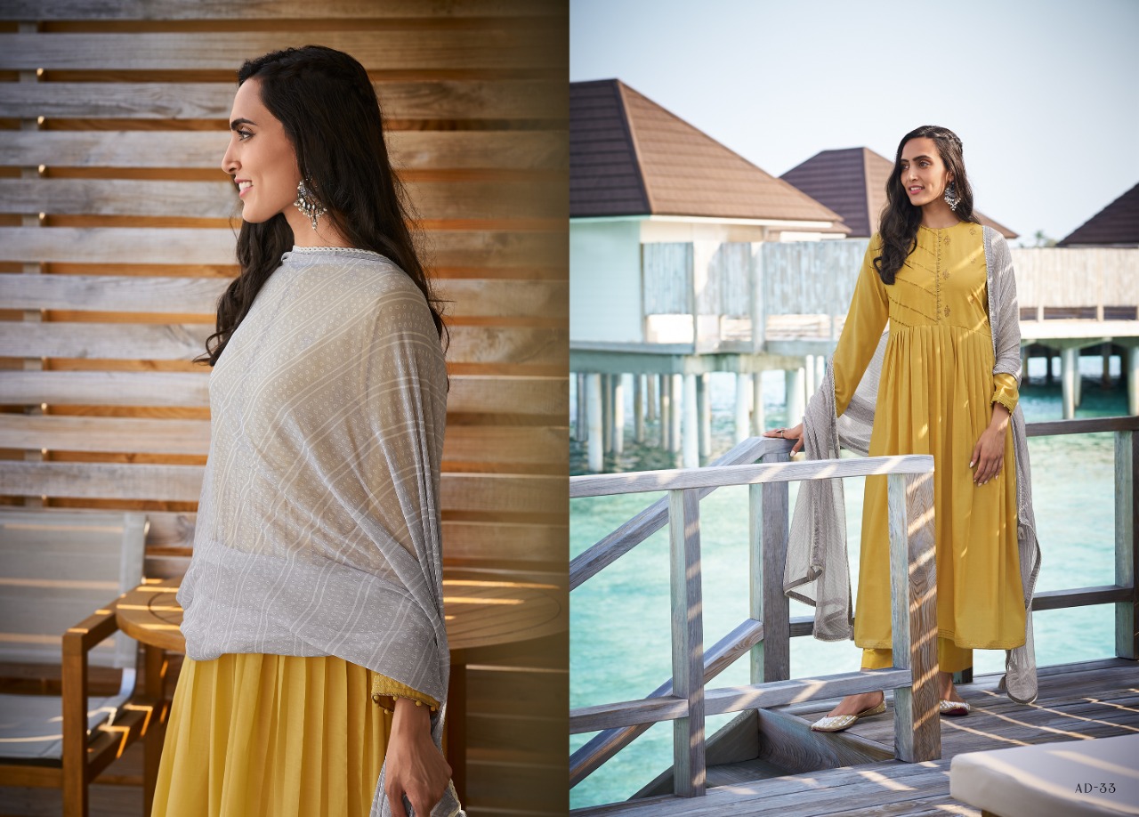 Varsha Audry Muslin With Embroidery Designer Suits Wholesaler Surat