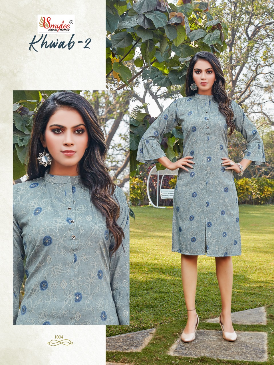 Smylee Fashion Khwab Vol 2 Rayon Fancy Kurtis Wholesaler Surat