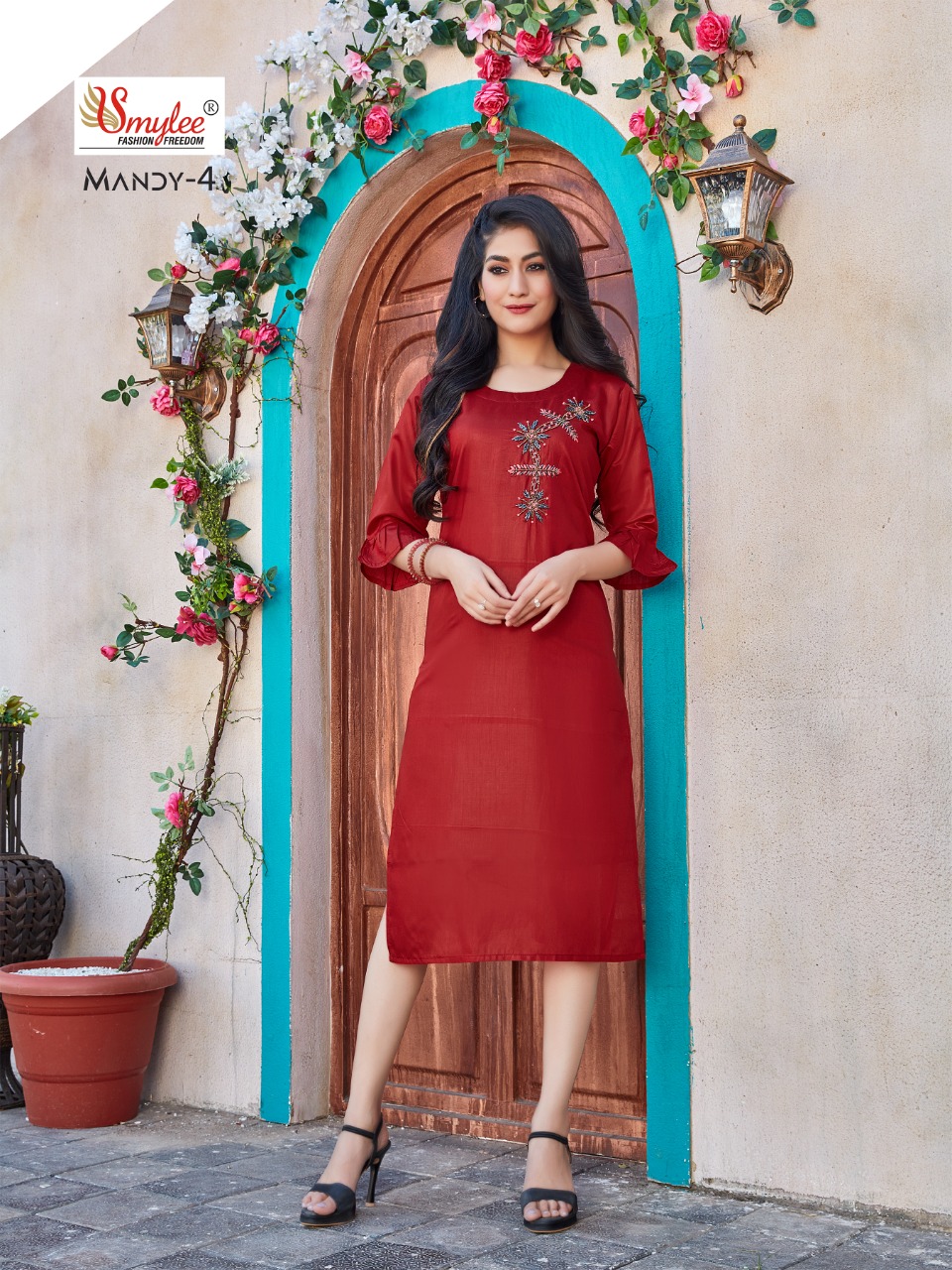 Smylee Fashion Mandy Vol 4 Modal Silk Fancy Kurtis Wholesaler Surat