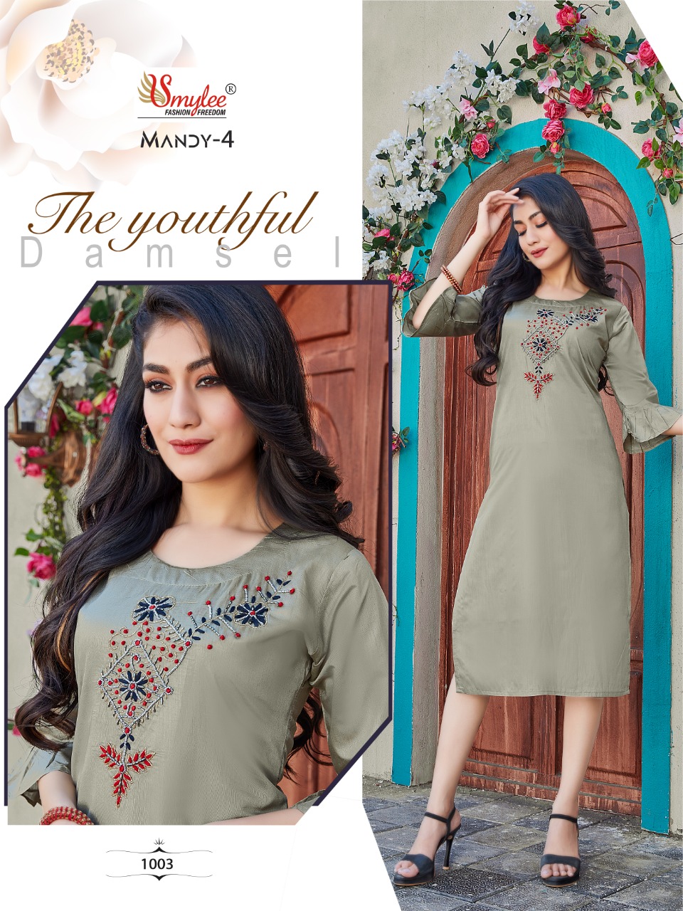 Smylee Fashion Mandy Vol 4 Modal Silk Fancy Kurtis Wholesaler Surat