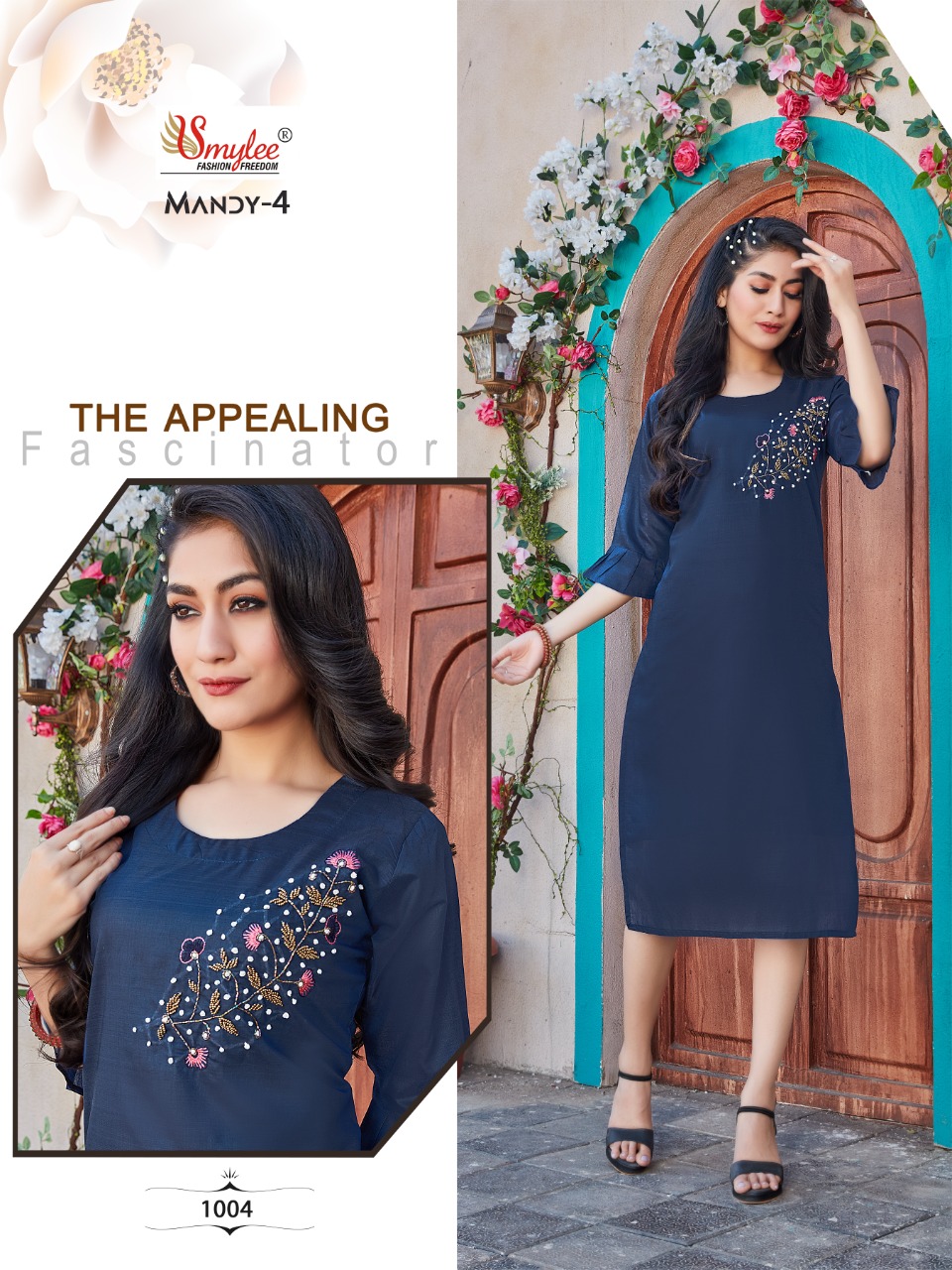 Smylee Fashion Mandy Vol 4 Modal Silk Fancy Kurtis Wholesaler Surat