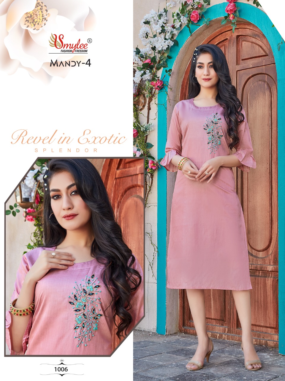 Smylee Fashion Mandy Vol 4 Modal Silk Fancy Kurtis Wholesaler Surat