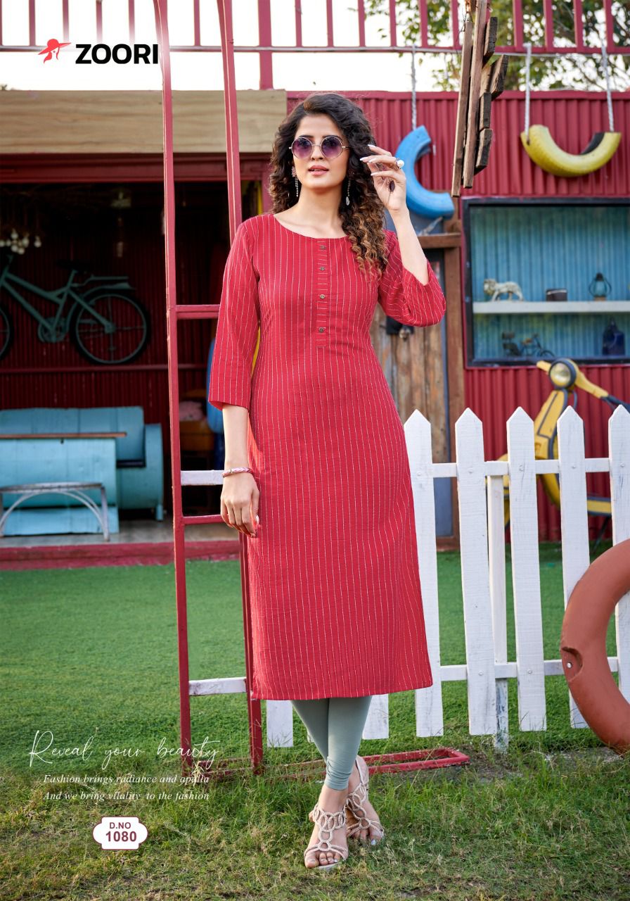 Zoori Akshara Vol 13 Rayon Printed Fancy Kurtis Wholesaler Surat