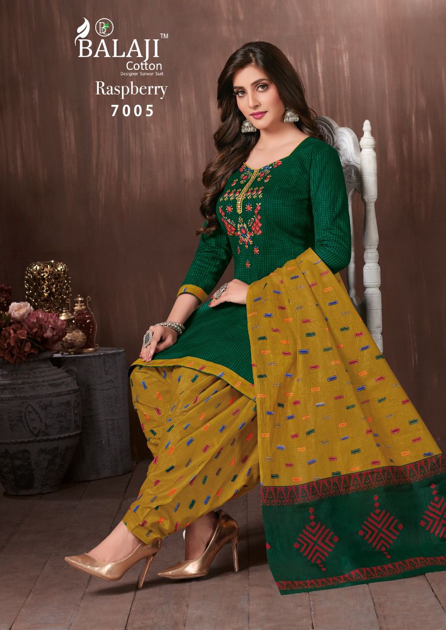 Balaji Cotton Raspberry Vol 7 Pure Cotton Salwar Suits Best Wholesaler Surat