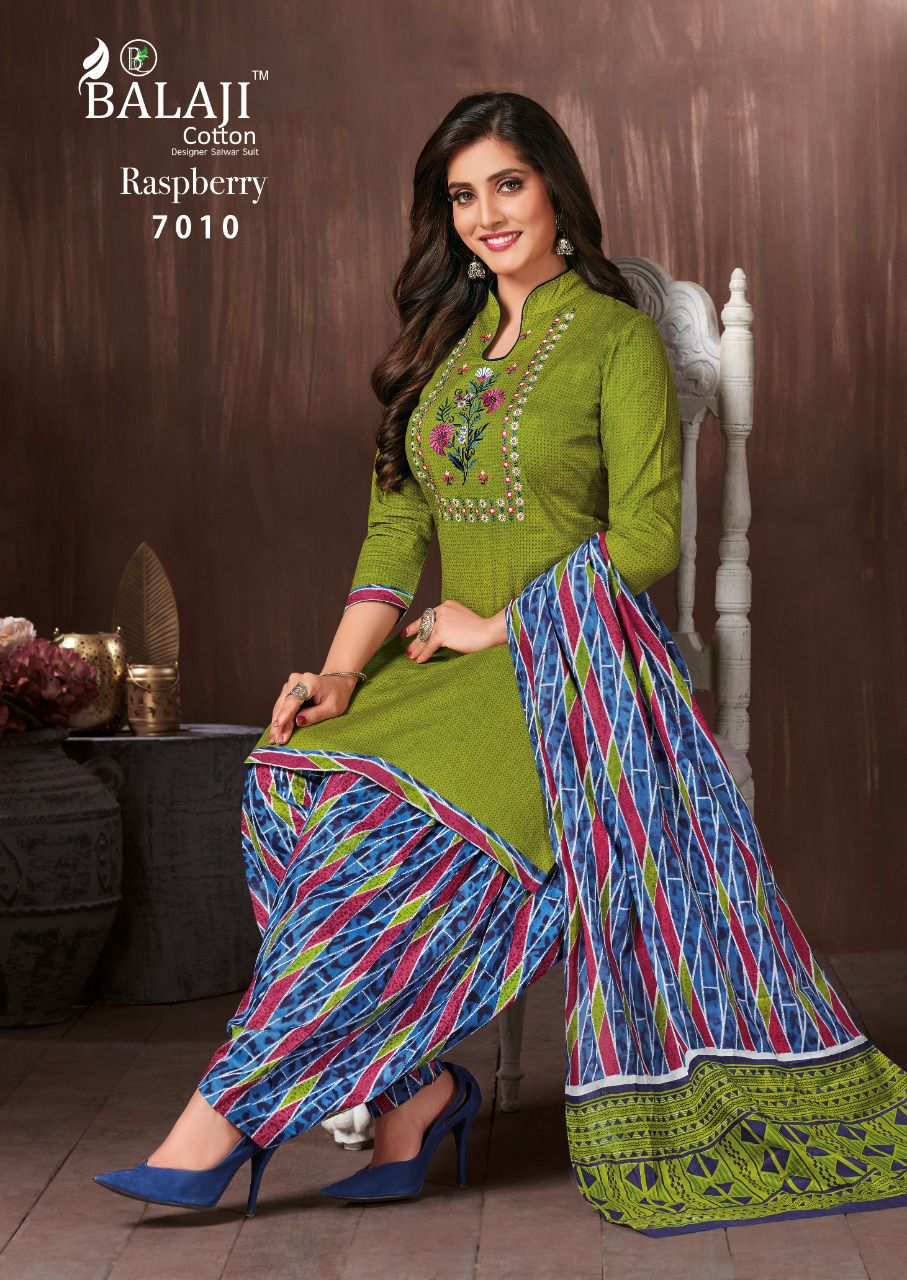 Balaji Cotton Raspberry Vol 7 Pure Cotton Salwar Suits Best Wholesaler Surat