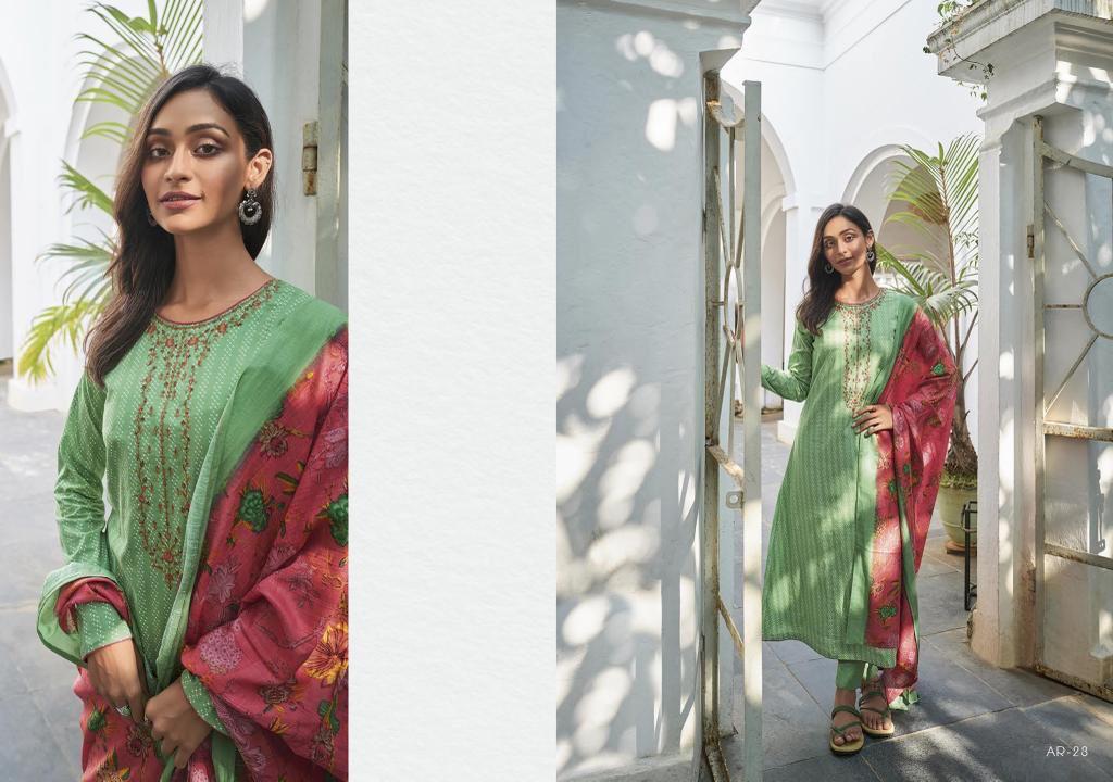 Varsha Ehrum Amara Cotton Printed With Embroidery Designer Suits Wholesaler Surat