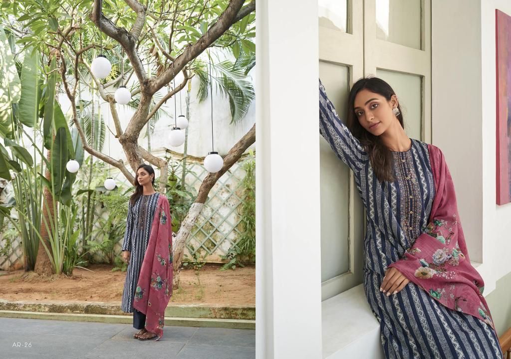 Varsha Ehrum Amara Cotton Printed With Embroidery Designer Suits Wholesaler Surat
