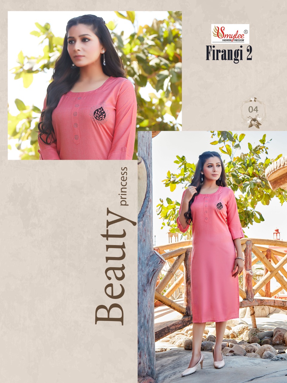 Smylee Fashion Firangi Vol 2 Rayon Fancy Stylish Kurtis Wholesaler Surat