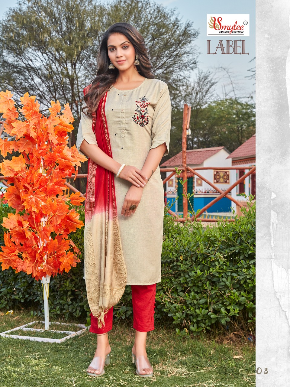 Smylee Fashion Label Cotton  Fancy Designer Kurti Combo Set Wholesaler Surat