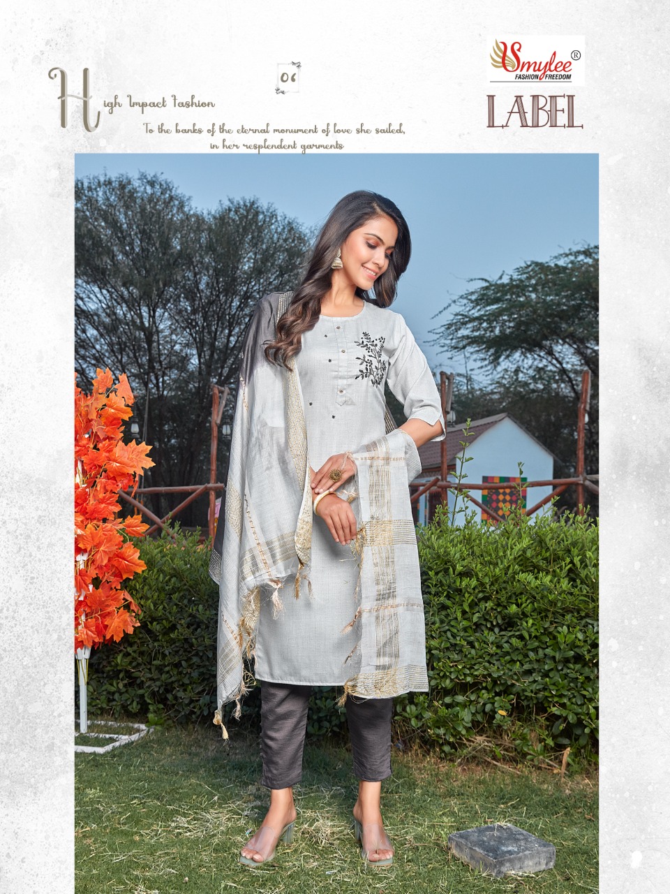 Smylee Fashion Label Cotton  Fancy Designer Kurti Combo Set Wholesaler Surat