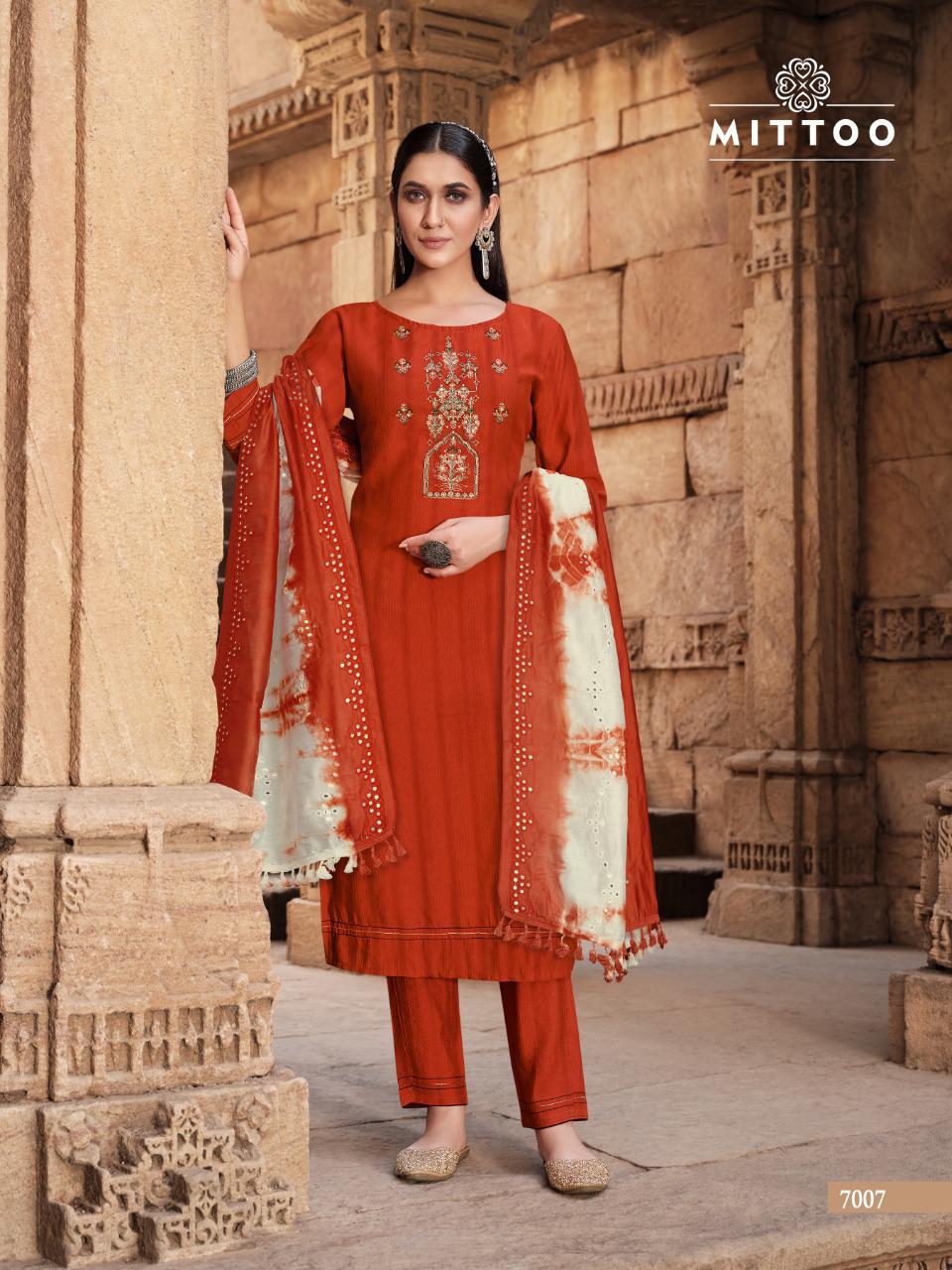 Mittoo Life Style Rayon Viscose Weaving Pattern Kurti Combo Set Wholesaler Surat