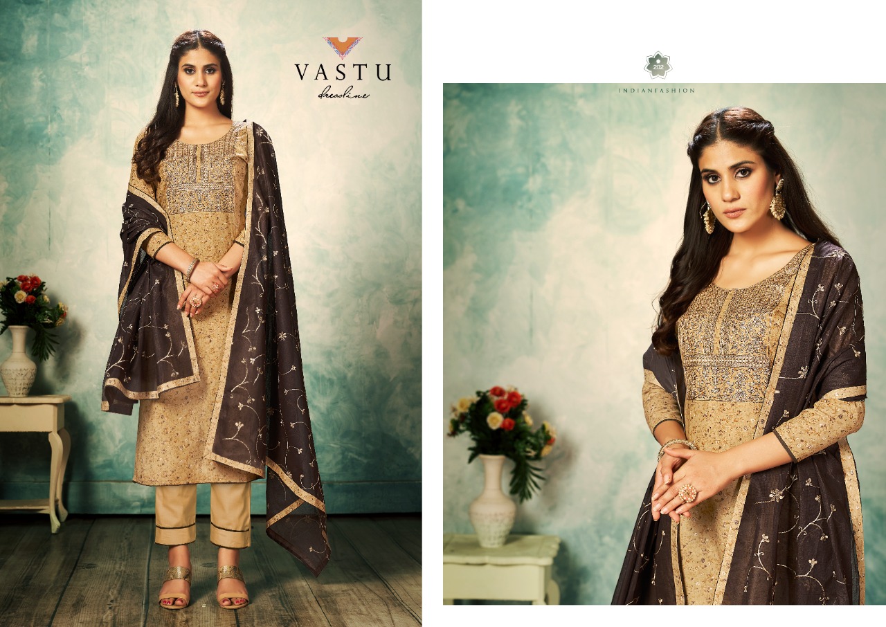 Vastu Nawazish Vol 2 Lawn Cotton Embroiderey Designer Suits Wholesaler Surat