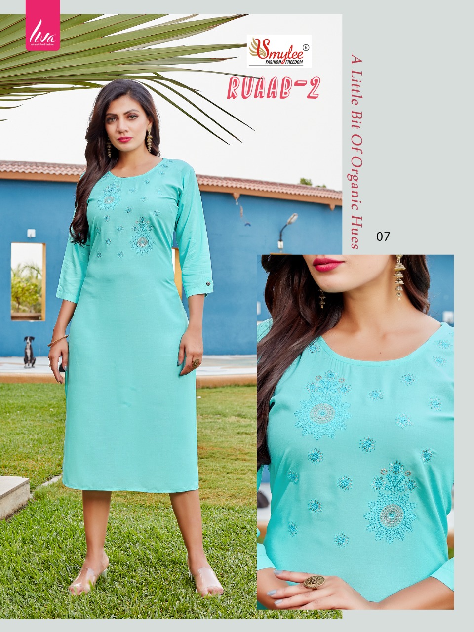 Smylee Fashion Ruaab Vol 2 Rayon Fancy Stylish Kurtis Wholesaler Surat
