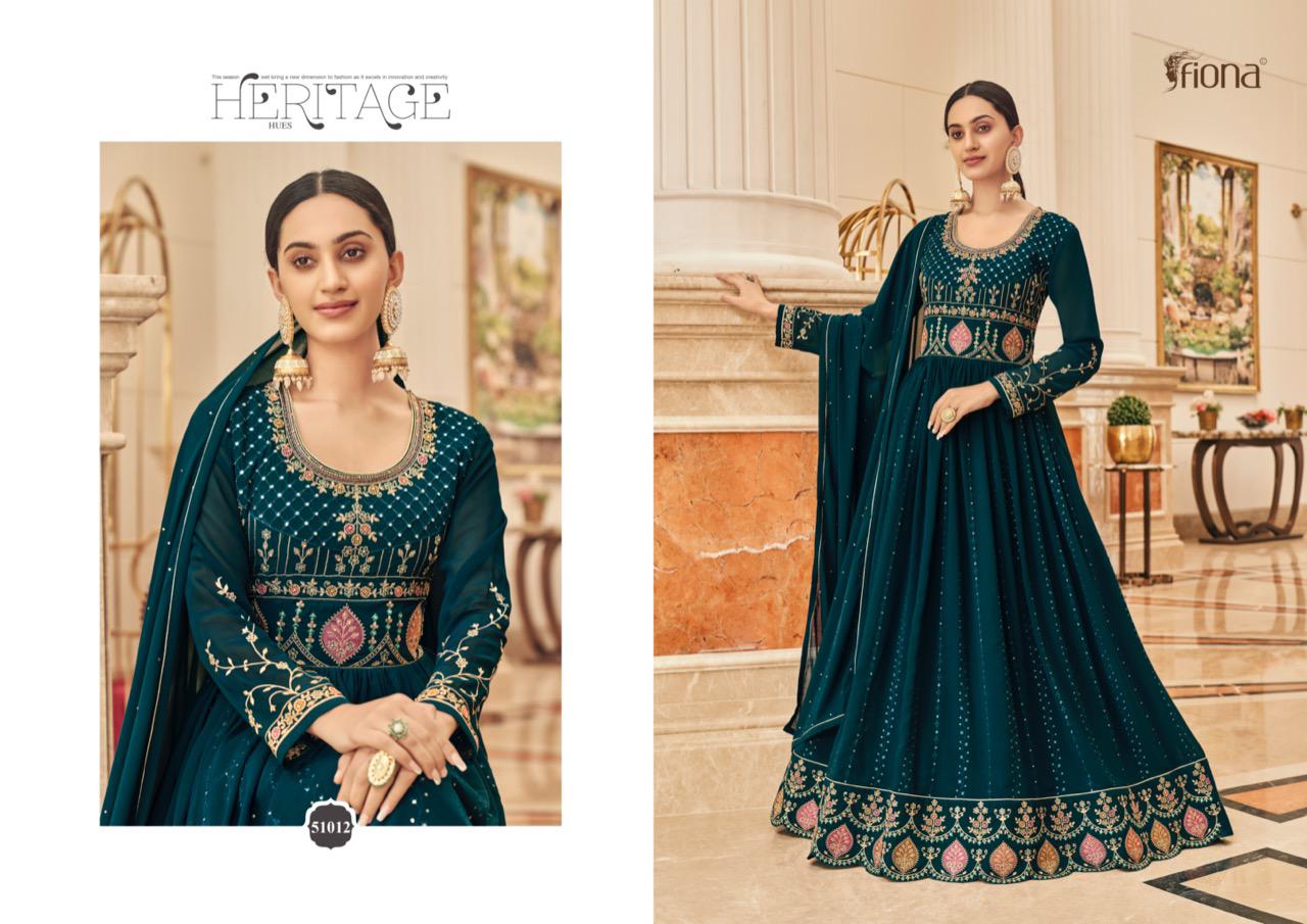 Fiona Sachi Vol 1 Georgette Heavy Designer Ready Made Suits Wholesaler Surat