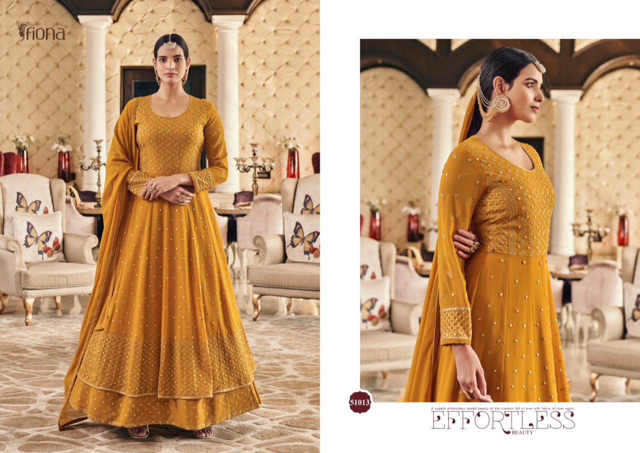 Fiona Sachi Vol 1 Georgette Heavy Designer Ready Made Suits Wholesaler Surat