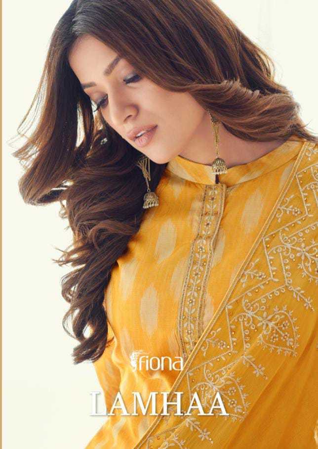 Fiona Lamhaa Muslin Digital Printed With Embroidery Designer Salwar Suits Wholesaler Surat