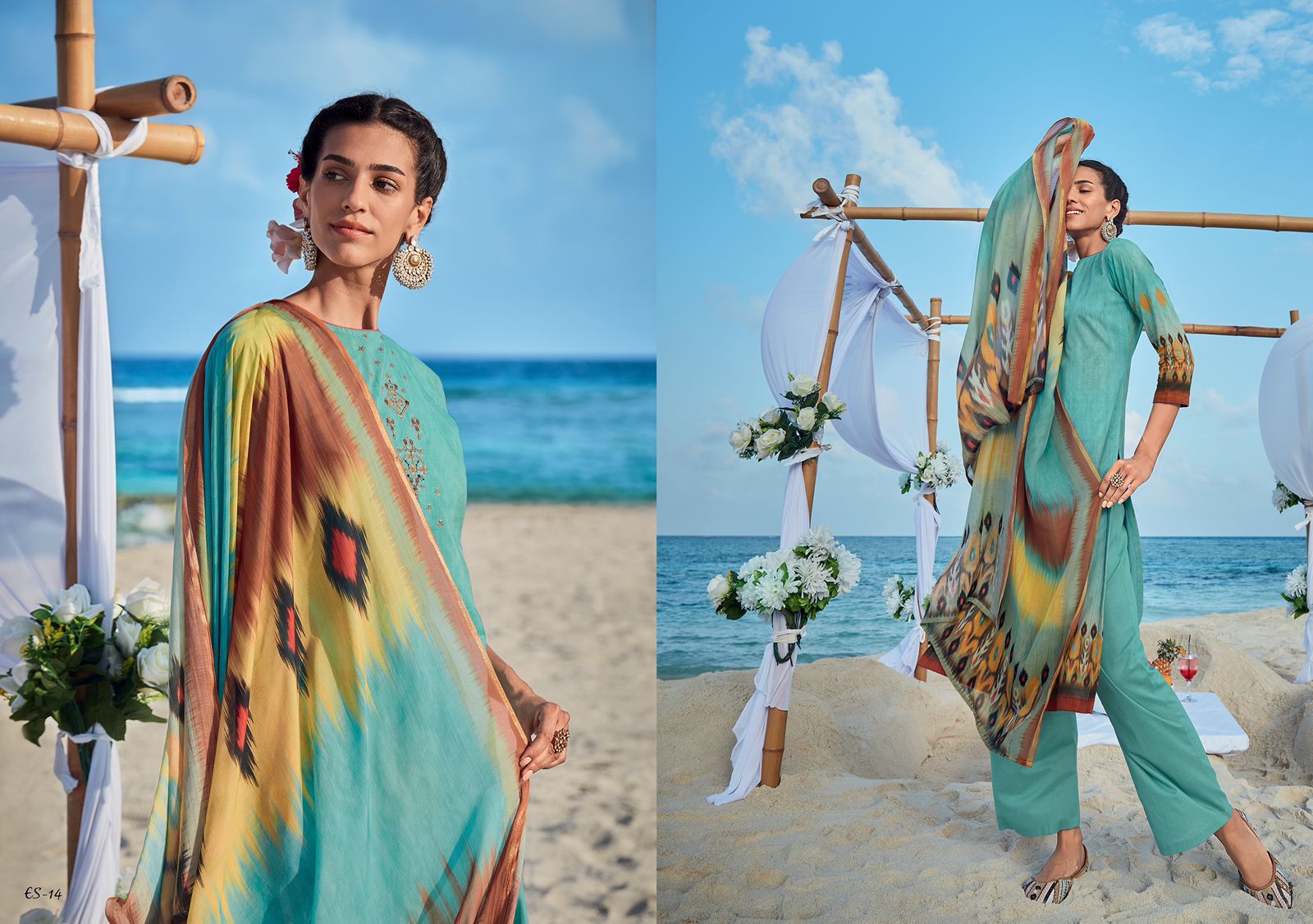 Varsha Ehrum Eshreen Silky Satin Digital Print With Embroidery Suits Wholesaler Surat