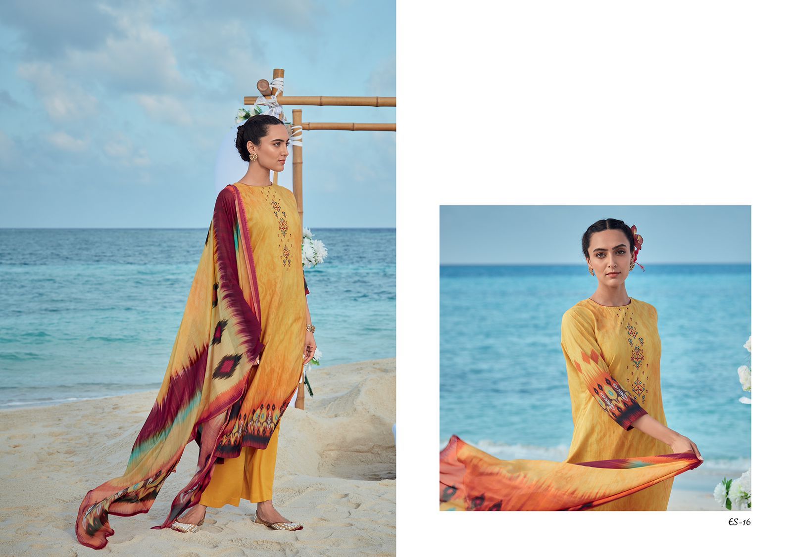 Varsha Ehrum Eshreen Silky Satin Digital Print With Embroidery Suits Wholesaler Surat