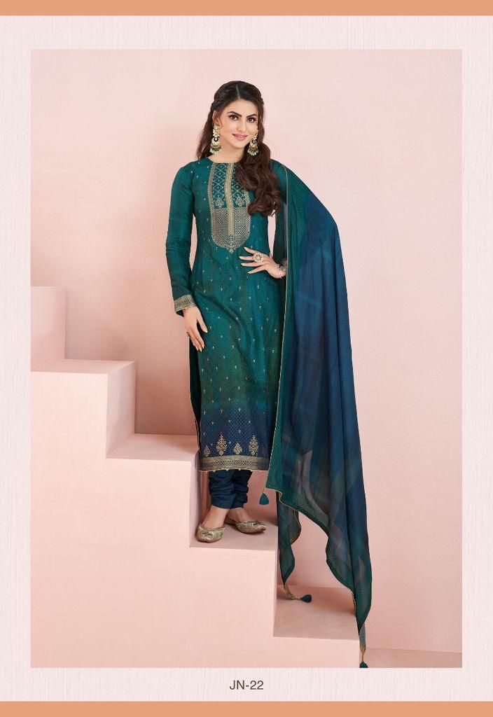 Varsha Jahanara Viscose Woven Digitally Printed Designer Suits Wholesaler Surat