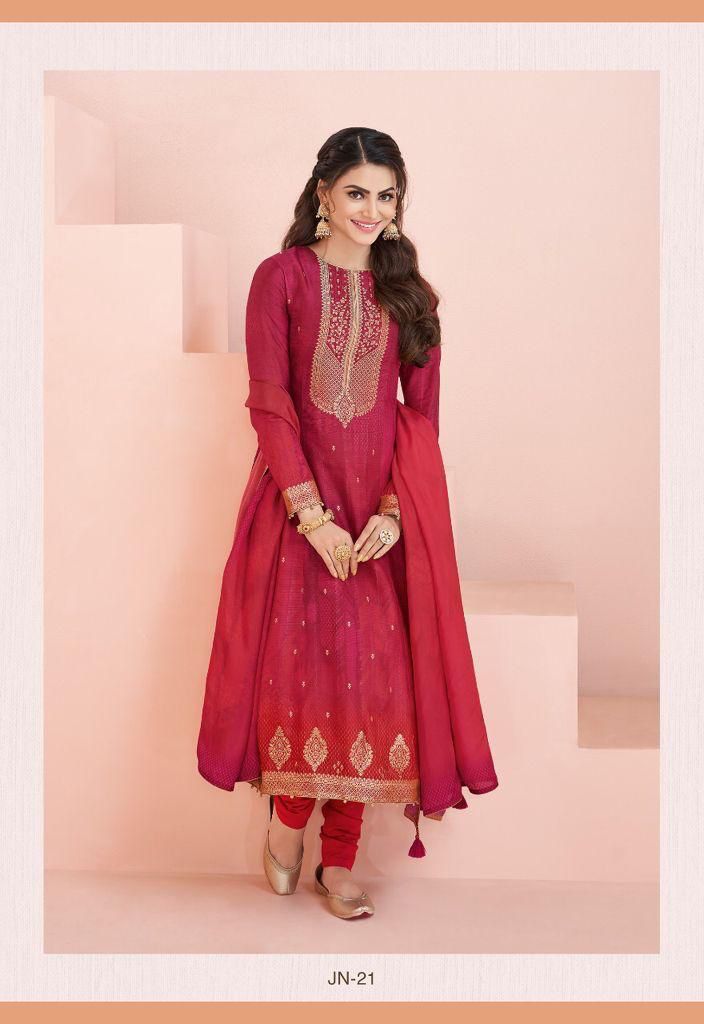 Varsha Jahanara Viscose Woven Digitally Printed Designer Suits Wholesaler Surat