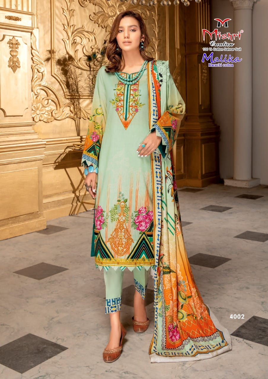 Mishri Creation Mallika Vol 4 Cotton Salwar Suits Wholesaler Surat