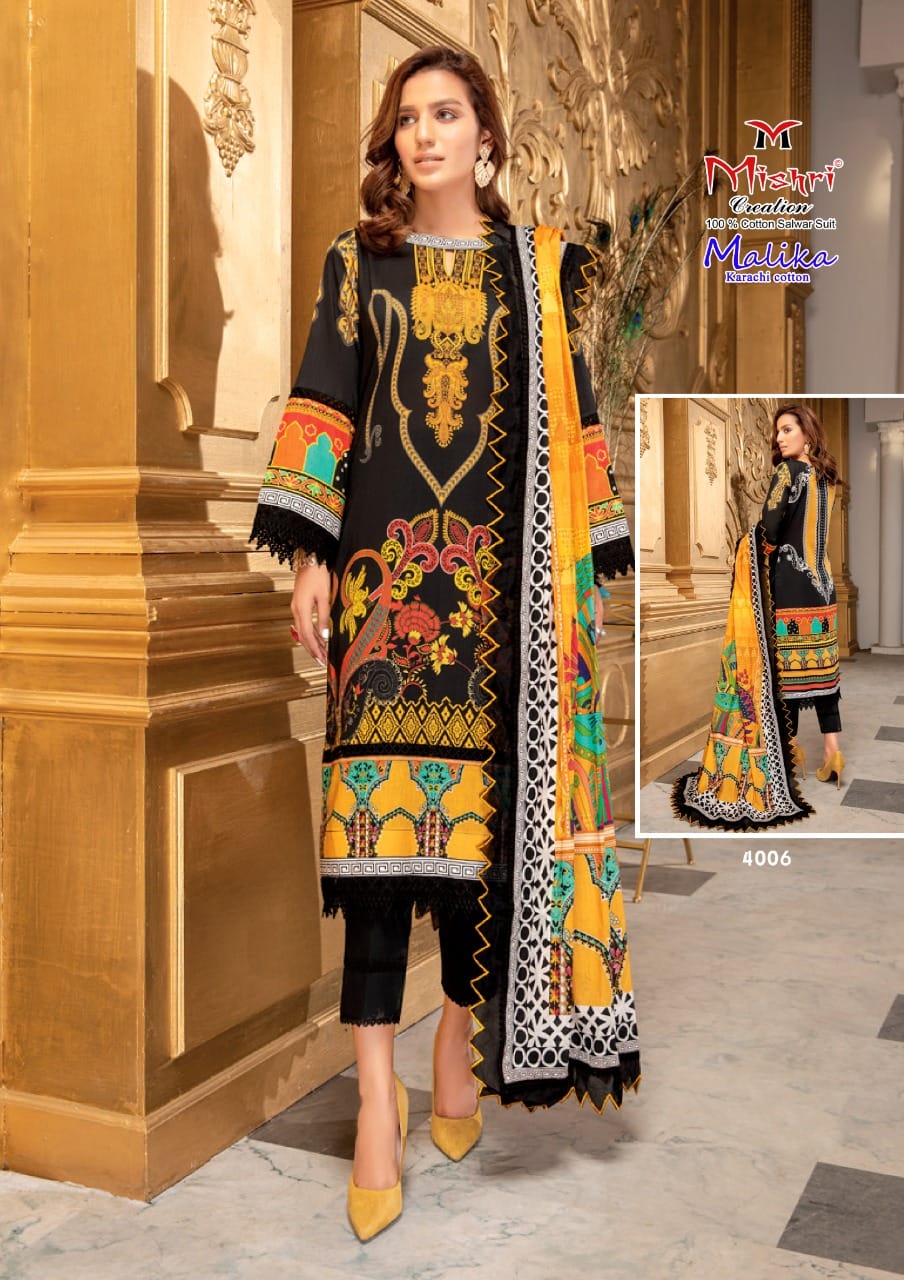 Mishri Creation Mallika Vol 4 Cotton Salwar Suits Wholesaler Surat