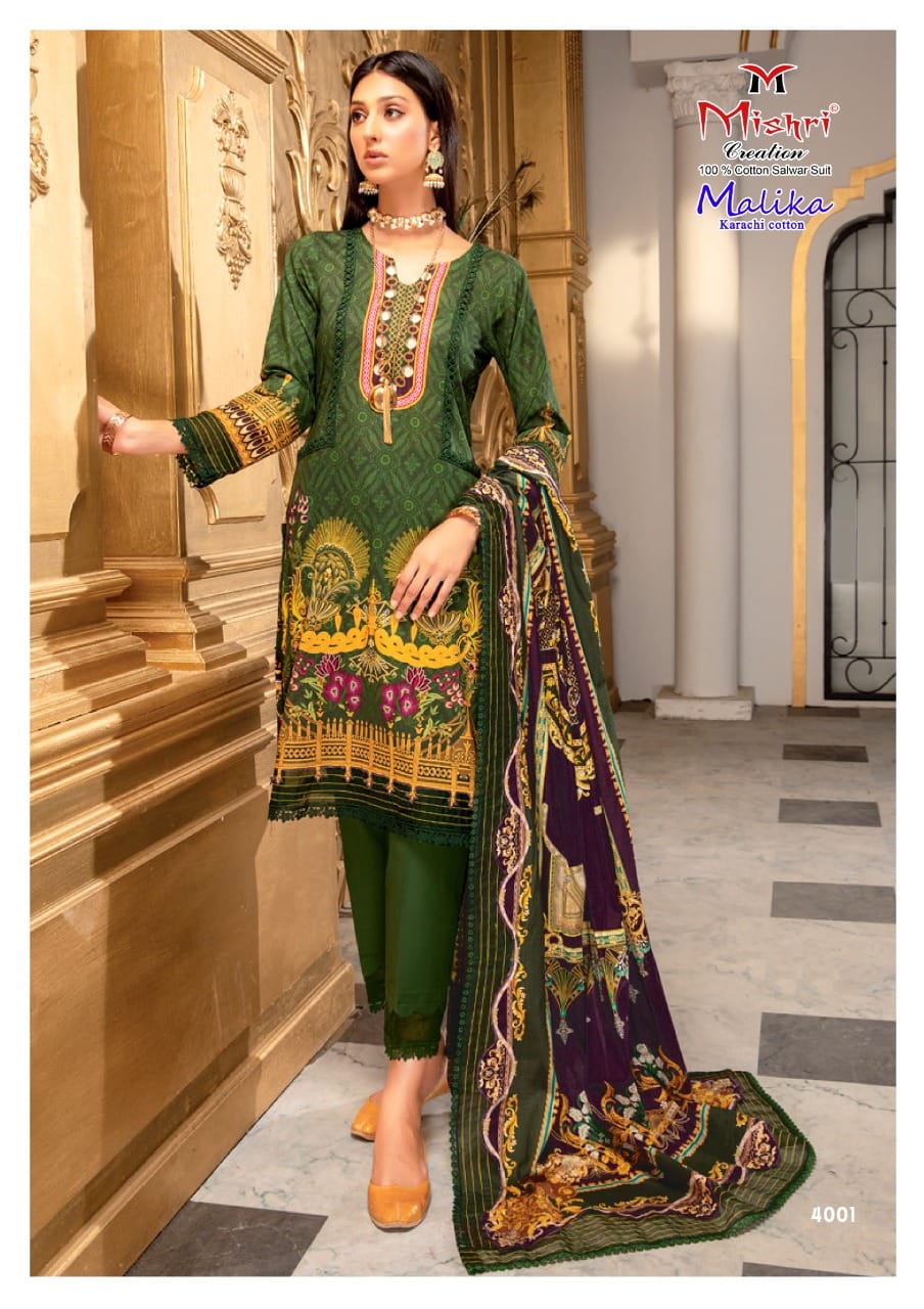 Mishri Creation Mallika Vol 4 Cotton Salwar Suits Wholesaler Surat