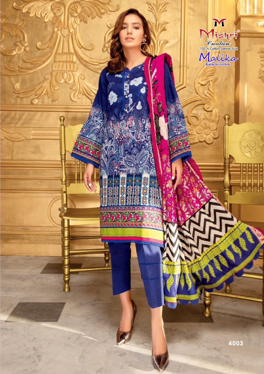 Mishri Creation Mallika Vol 4 Cotton Salwar Suits Wholesaler Surat