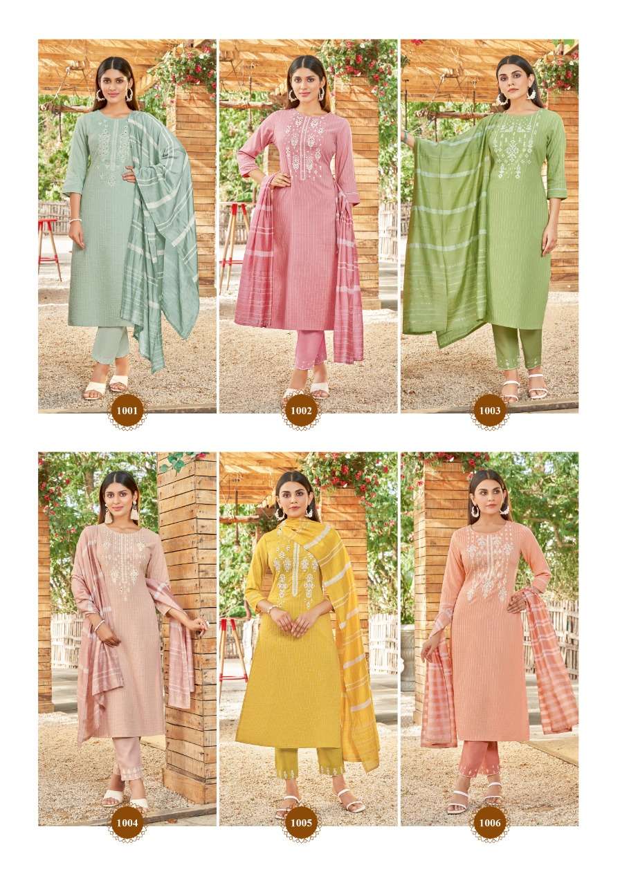 Pink Mirror Pearl Viscose Embroidery Designer Kurti Combo Set Wholesaler Surat