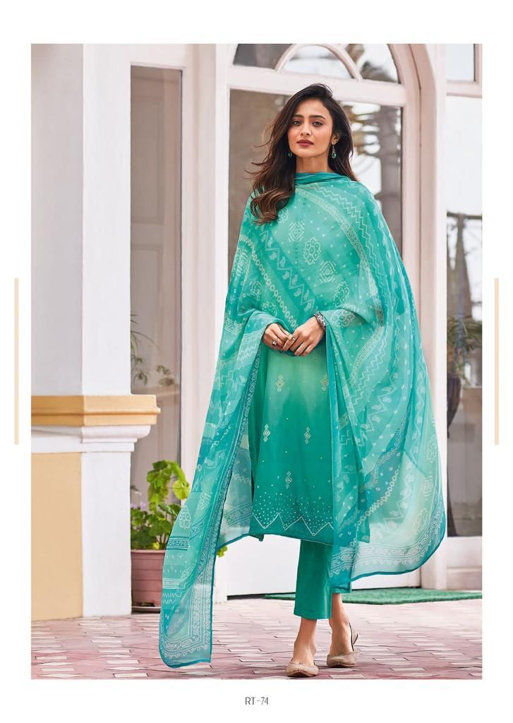Varsha Ehrum Ritisha Satin Cotton Digital Print Fancy Designer Suits Wholesaler Surat