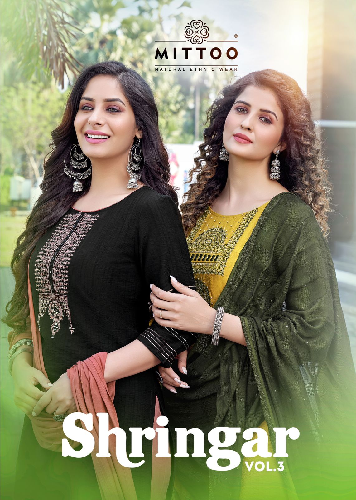 Mittoo Shringar Vol 3 Embroidery Designer Kurti Combo Set Wholsaler Surat