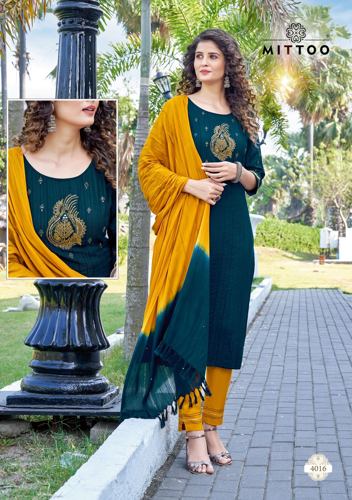 Mittoo Shringar Vol 3 Embroidery Designer Kurti Combo Set Wholsaler Surat