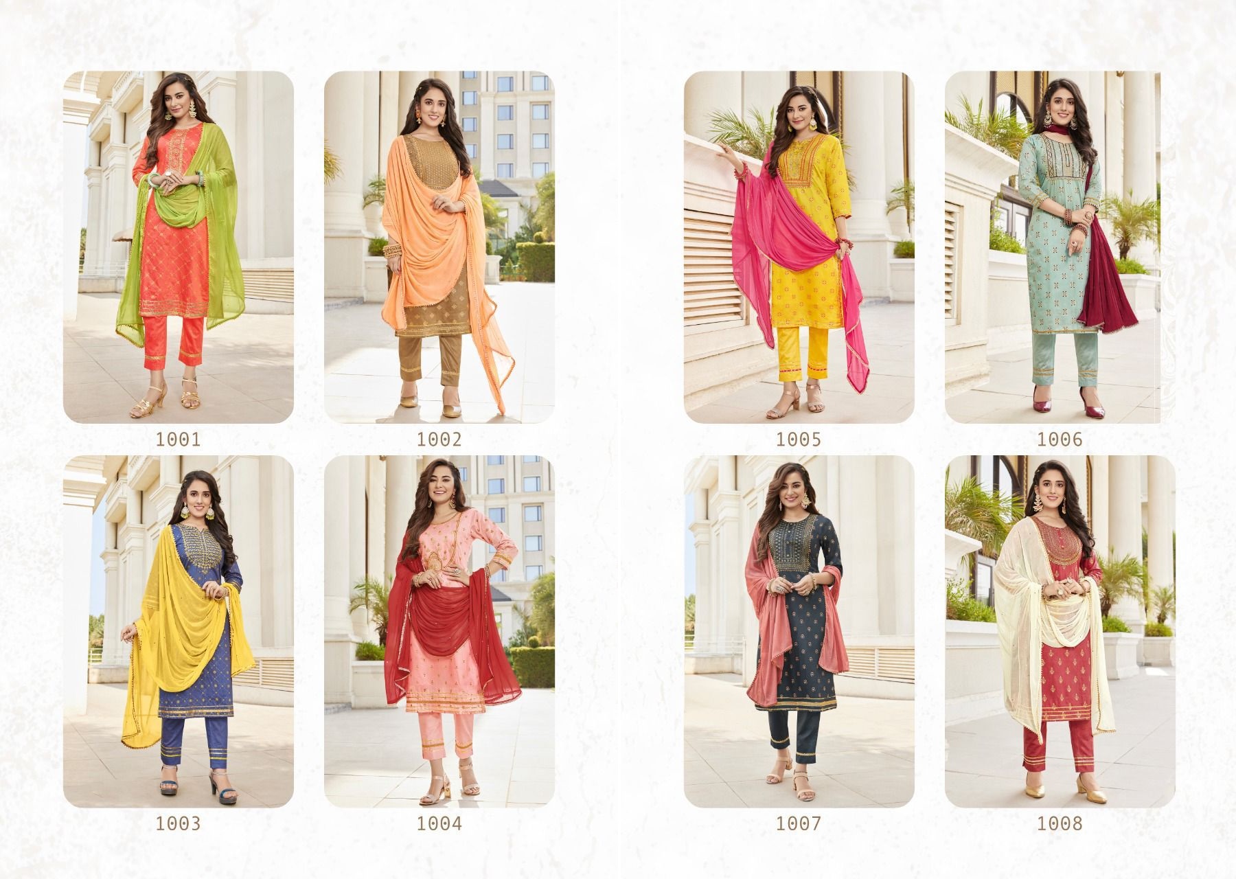 Kajal Style Maan Vol 1 Chanderi Print With Embroidery Works Kurti Combo Set Wholesaler Surat