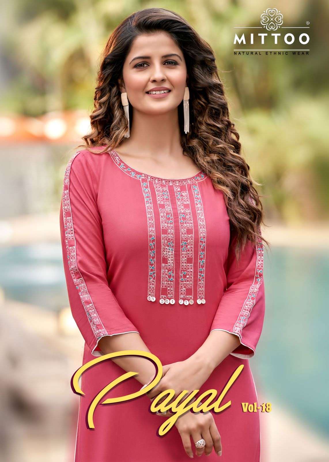 Mittoo Payal Vol 18 Rayon Hand Work And Embroiderey Designer Stylish Fancy Kurtis Wholesaler Surat
